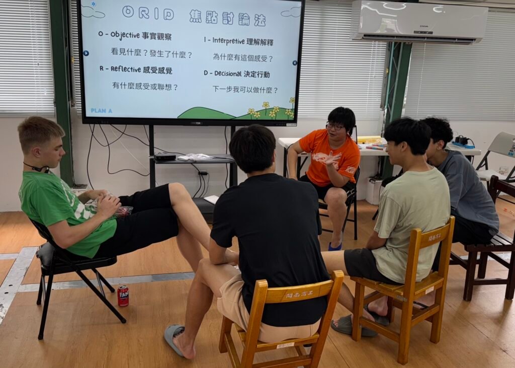 團體陪跑課程照片團體－圍圈討論